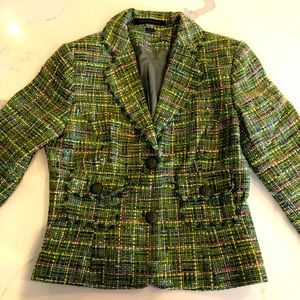 Green Tweed Blazer